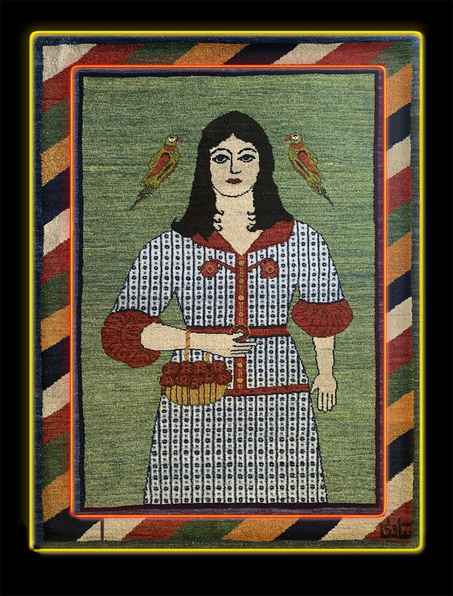 Farangi Woman on Carpet